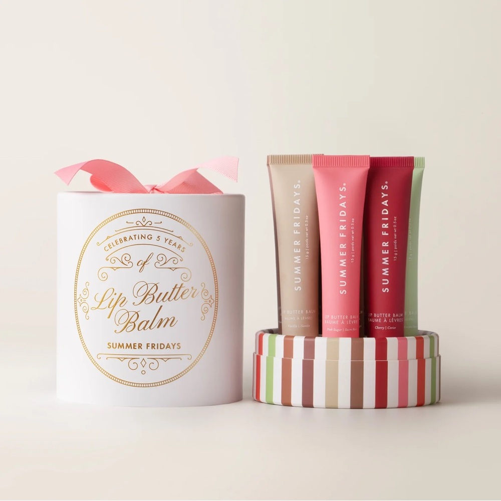 SUMMER FRIDAYS lip butter balm anniversary set NWB